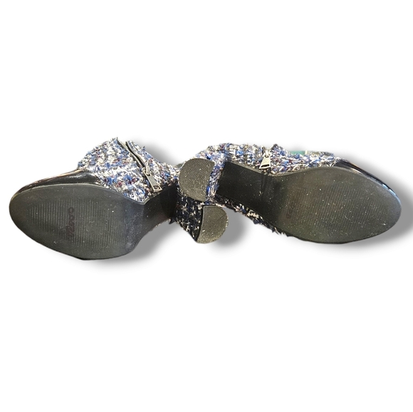 Women's Tweed ankle boots. Size 7. Block Heel - Picture 3 of 5